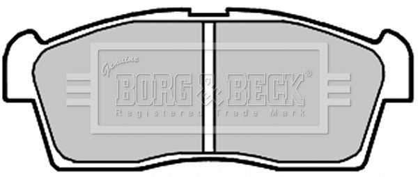 Borg & Beck, Borg & Beck Brake Pad Set - BBP2009 fits Suzuki Alto MKIV 02-