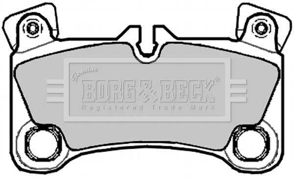 Borg & Beck, Borg & Beck Brake Pad Set - BBP2092 fits VAG Q7,Touareg 07-09