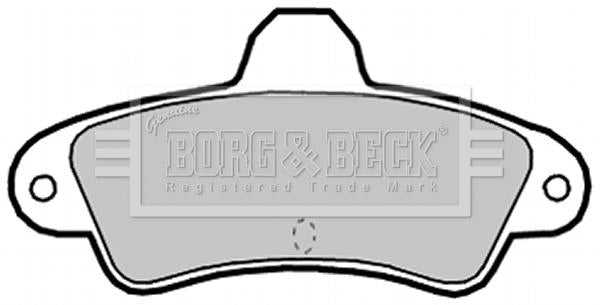 Borg & Beck, Borg & Beck Brake Pad Set - BBP2128 fits Ford Mondeo 93-00