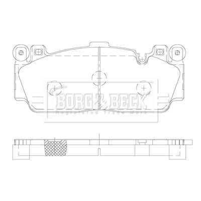 Borg & Beck, Borg & Beck Brake Pads - BBP2473