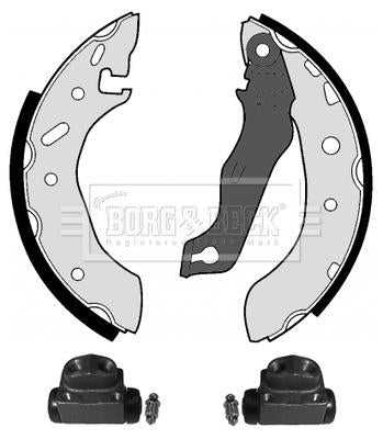 Borg & Beck, Borg & Beck Brake Shoe Kit  - BBS1018K fits Ford Fiesta,Ka 96-08