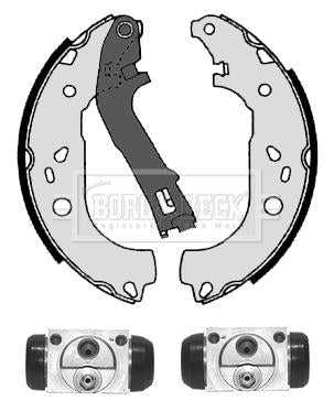 Borg & Beck, Borg & Beck Brake Shoe Kit  - BBS1027K fits Fiat Doblo 05-10