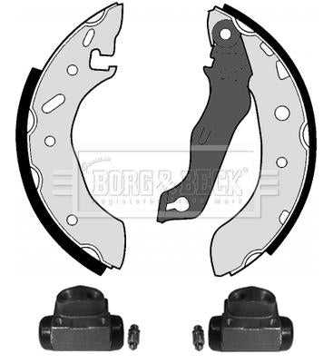 Borg & Beck, Borg & Beck Brake Shoe Kit  - BBS1044K fits Ford Escort,Fiesta 95-00