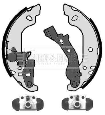 Borg & Beck, Borg & Beck Brake Shoe Kit  - BBS1048K fits Fiat Punto II 99-05