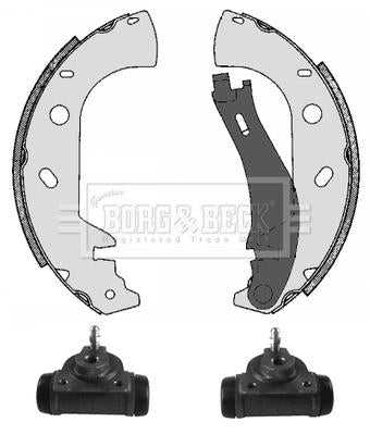 Borg & Beck, Borg & Beck Brake Shoe Kit  - BBS1051K fits Fiat Marea, Multipla 99-