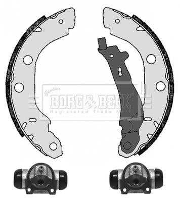 Borg & Beck, Borg & Beck Brake Shoe Kit  - BBS1053K fits Renault Kangoo 97-08