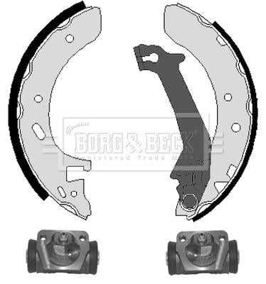 Borg & Beck, Borg & Beck Brake Shoe Kit  - BBS1054K fits Ford Mondeo 93-00