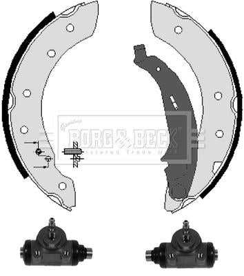 Borg & Beck, Borg & Beck Brake Shoe Kit  - BBS1055K fits Renault Laguna 95-01