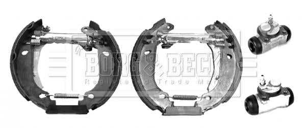 Borg & Beck, Borg & Beck Brake Shoe Kit  - BBS1058K fits Renault Twingo 96-07