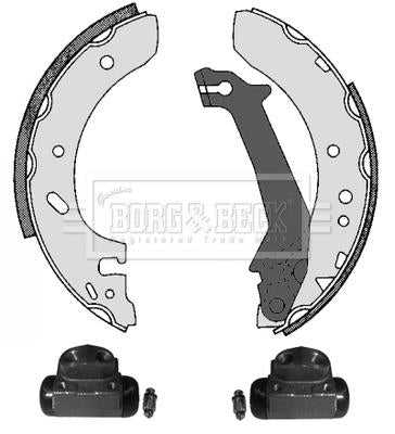 Borg & Beck, Borg & Beck Brake Shoe Kit  - BBS1059K fits Ford Escort,Courier 96-02