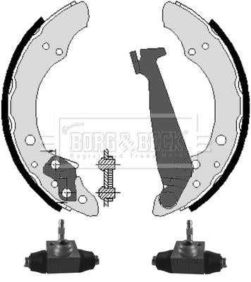 Borg & Beck, Borg & Beck Brake Shoe Kit  - BBS1060K fits VW Lupo 99-05