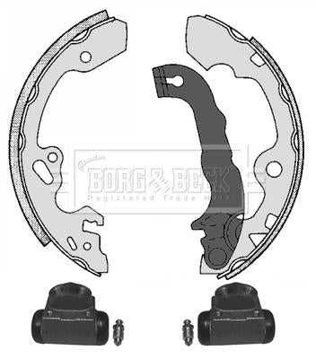 Borg & Beck, Borg & Beck Brake Shoe Kit  - BBS1066K fits Ford Focus 98-04