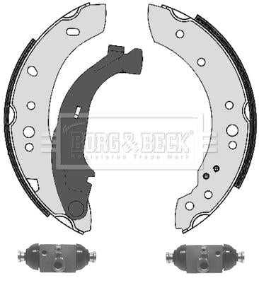 Borg & Beck, Borg & Beck Brake Shoe Kit  - BBS1071K fits Citroen C2,C3 02-