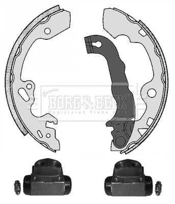 Borg & Beck, Borg & Beck Brake Shoe Kit  - BBS1075K fits Ford Focus 98-04