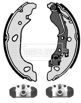 Borg & Beck, Borg & Beck Brake Shoe Kit  - BBS1078K fits Fiat Punto II 99-05