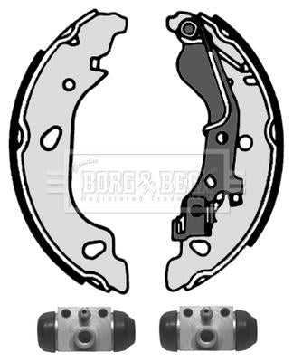 Borg & Beck, Borg & Beck Brake Shoe Kit  - BBS1079K fits Fiat Punto II 99-05