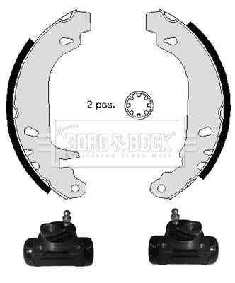 Borg & Beck, Borg & Beck Brake Shoe Kit  - BBS1080K fits Peugeot 306 94-01