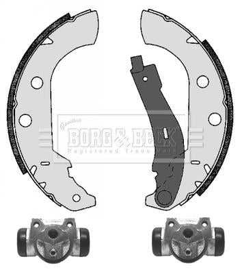 Borg & Beck, Borg & Beck Brake Shoe Kit  - BBS1082K fits Peugeot 306 97-02