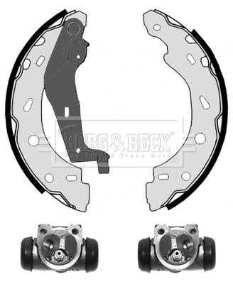 Borg & Beck, Borg & Beck Brake Shoe Kit  - BBS1084K fits Smart Fortwo 98-