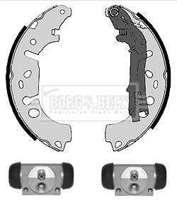 Borg & Beck, Borg & Beck Brake Shoe Kit  - BBS1089K fits Vauxhall Corsa 06-