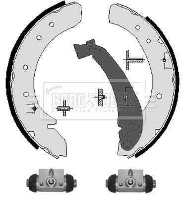 Borg & Beck, Borg & Beck Brake Shoe Kit  - BBS1090K fits Peugeot Expert 07-