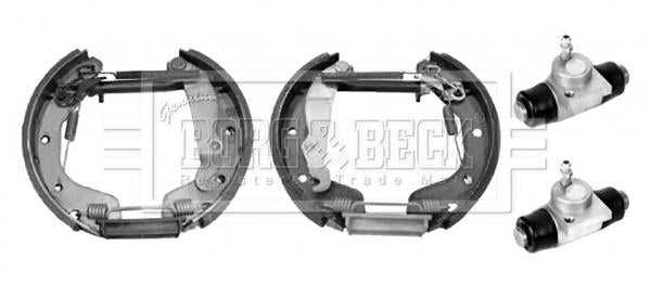 Borg & Beck, Borg & Beck Brake Shoe Kit  - BBS1092K fits GM Corsa C -ABS 00-07