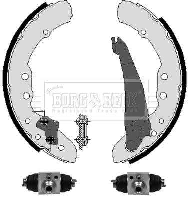 Borg & Beck, Borg & Beck Brake Shoe Kit  - BBS1097K fits VW Caddy 95-03