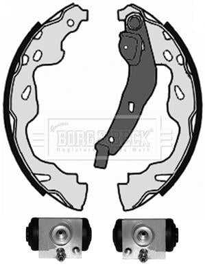 Borg & Beck, Borg & Beck Brake Shoe Kit  - BBS1102K fits Vauxhall Agila 08-