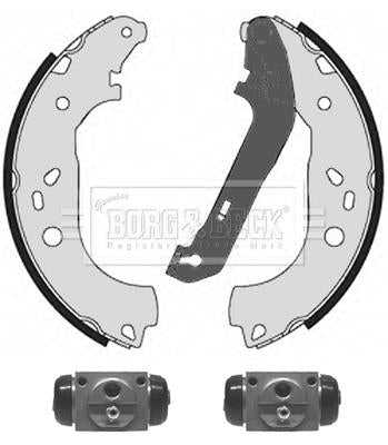 Borg & Beck, Borg & Beck Brake Shoe Kit  - BBS1105K fits Ford Transit 02-