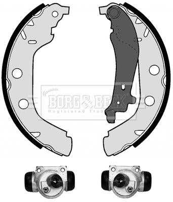 Borg & Beck, Borg & Beck Brake Shoe Kit  - BBS1106K fits Peugeot 406 96-04