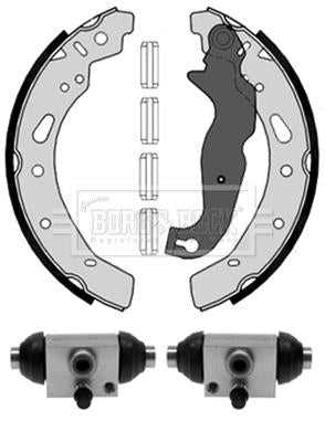 Borg & Beck, Borg & Beck Brake Shoe Kit  - BBS1114K fits Ford Fiesta VI 08-