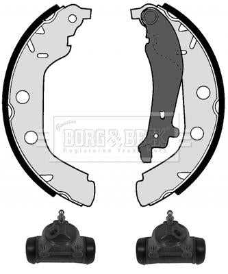 Borg & Beck, Borg & Beck Brake Shoe Kit  - BBS1117K fits Peugeot 406 96-04