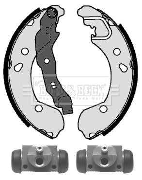 Borg & Beck, Borg & Beck Brake Shoe Kit  - BBS1119K fits Nissan Micra 03-