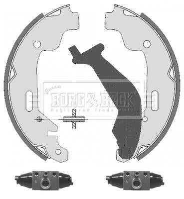 Borg & Beck, Borg & Beck Brake Shoe Kit  - BBS1120K fits Vauxhall Agila 00-06