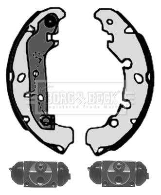 Borg & Beck, Borg & Beck Brake Shoe Kit  - BBS1122K fits Ford Fiesta 02-08