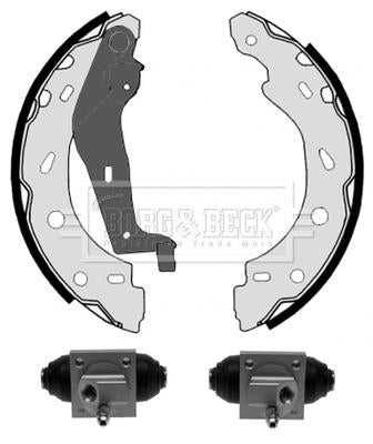 Borg & Beck, Borg & Beck Brake Shoe Kit  - BBS1139K fits Smart Fortwo 07-