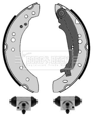 Borg & Beck, Borg & Beck Brake Shoe Kit  - BBS1142K fits Mitsubishi Colt 04-