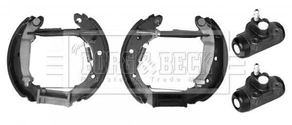 Borg & Beck, Borg & Beck Brake Shoe Kit  - BBS1148K fits Chevrolet Matiz, Spark 03/05-