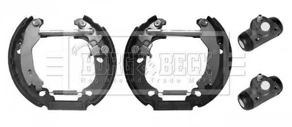 Borg & Beck, Borg & Beck Brake Shoe Kit  - BBS1155K fits Fiat Panda (169) 03-