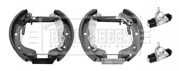 Borg & Beck, Borg & Beck Brake Shoe Kit  - BBS1156K fits GM Corsa C +ABS 00-07