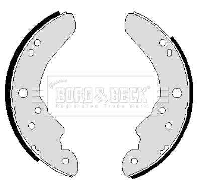 Borg & Beck, Borg & Beck Brake Shoes  - BBS6006 fits Ford Transit