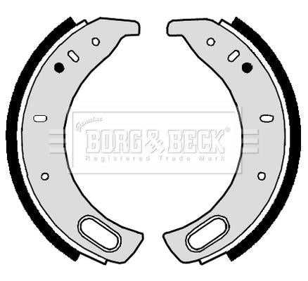 Borg & Beck, Borg & Beck Brake Shoes  - BBS6014 fits Land Rover