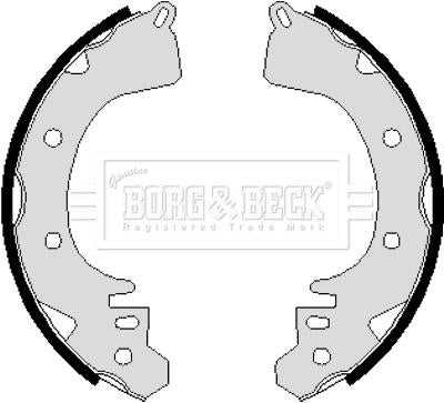 Borg & Beck, Borg & Beck Brake Shoes  - BBS6098 fits Mitsubishi