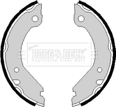 Borg & Beck, Borg & Beck Brake Shoes  - BBS6134 fits Volvo