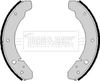 Borg & Beck, Borg & Beck Brake Shoes  - BBS6141 fits Porsche