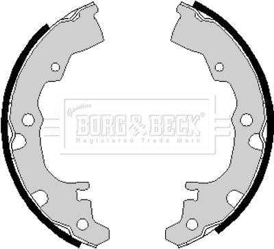 Borg & Beck, Borg & Beck Brake Shoes  - BBS6144 fits Daihatsu Charade 83-87