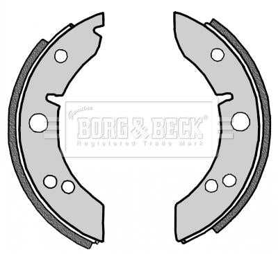 Borg & Beck, Borg & Beck Brake Shoes  - BBS6154 fits Morris Minor