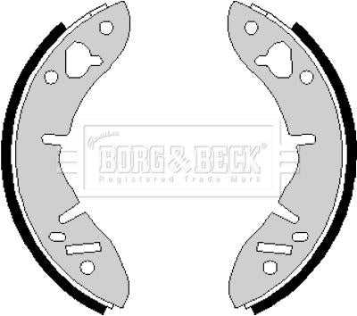 Borg & Beck, Borg & Beck Brake Shoes  - BBS6155 fits Reliant