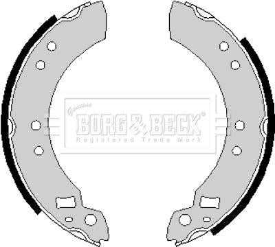 Borg & Beck, Borg & Beck Brake Shoes  - BBS6158 fits Ford