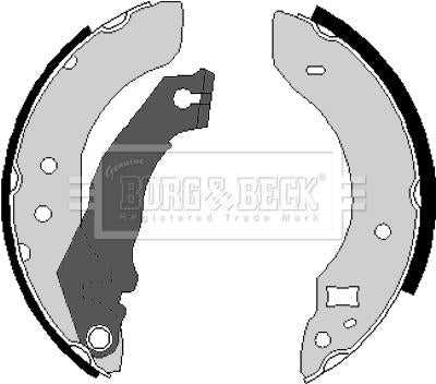 Borg & Beck, Borg & Beck Brake Shoes  - BBS6162 fits Ford Escort Mk III, Orion